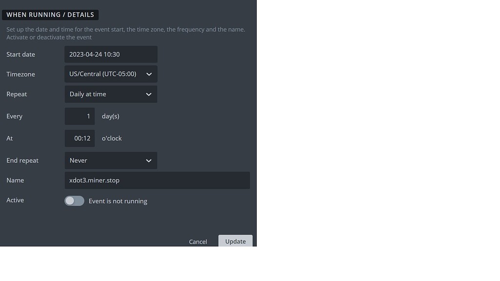 Hiveos Scheduler not working General Forum and Knowledge Base A